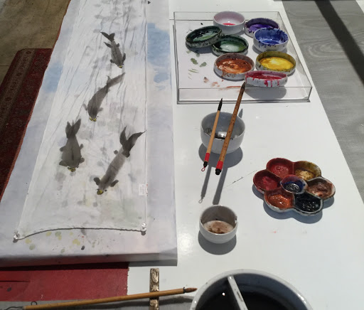 Bruce Iverson Asian Brush Painting - Thumbnail