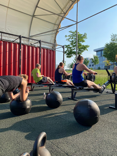 roox training Container Gym am Campus