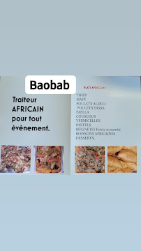 Menu Baobab à Gisors Page 2