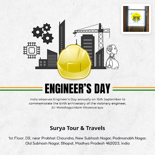 Celebrating Engineers Day 2026 with Surya Tour & Travels, offering seamless car rentals, tour pac…