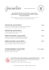 Menu Le Centre Page 1