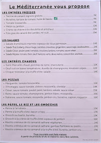 Menu Le Méditerranée by Christophe Ferre Page 1