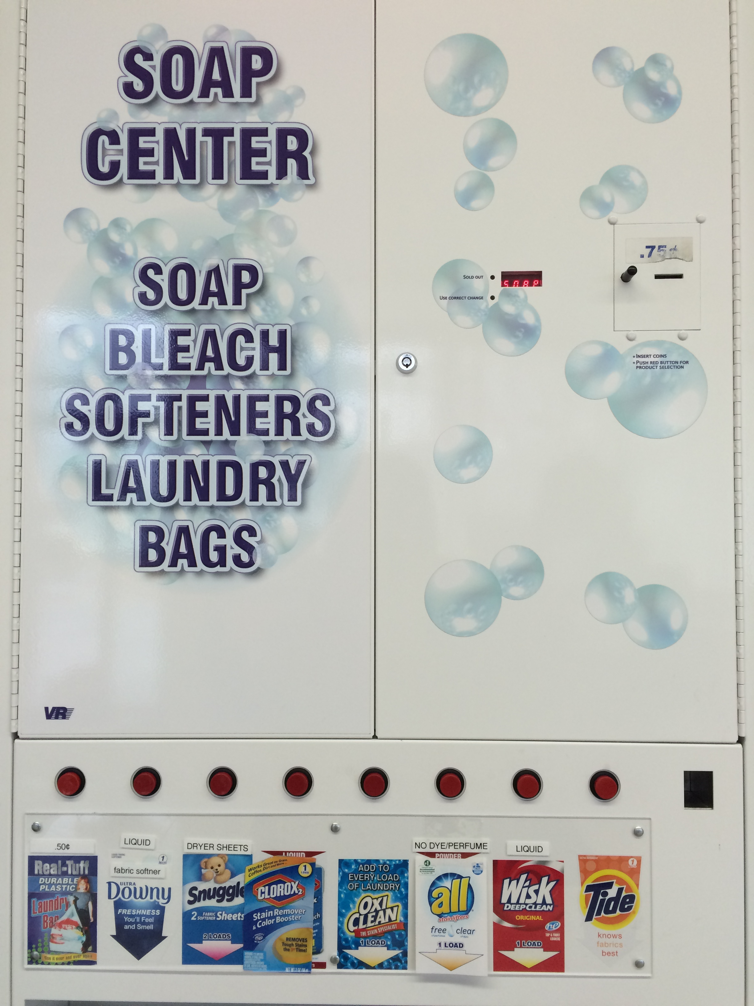 Booms Laundry storefront and entrance in Biddeford