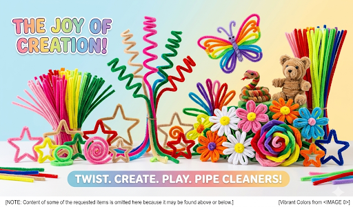 At Pawan Traders Stationery Shop, we offer high-quality pipe cleaners perfect for creative crafts… post image