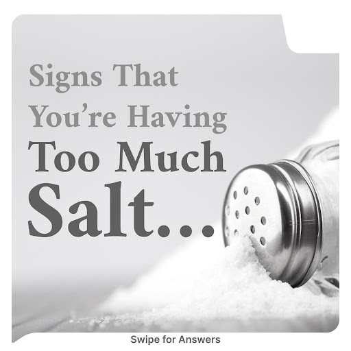 Feeling bloated, thirsty, or having trouble sleeping? t post image