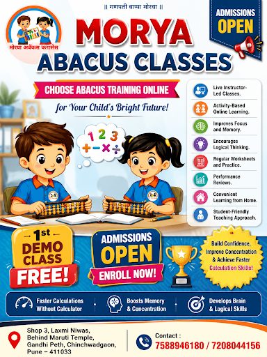 MORYA ABACUS CLASSES post image