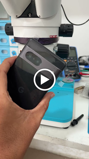 Pixel 7 broken water damaged motherboard repaired and Display replacement ✅ post image