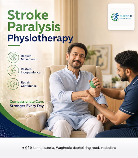 Expert Stroke Paralysis Physiotherapy in Vadodara at Shreeji Physiotherapy. Our team of experienc… post image