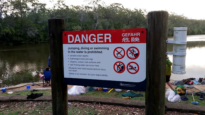 Coochin Creek camping area by null