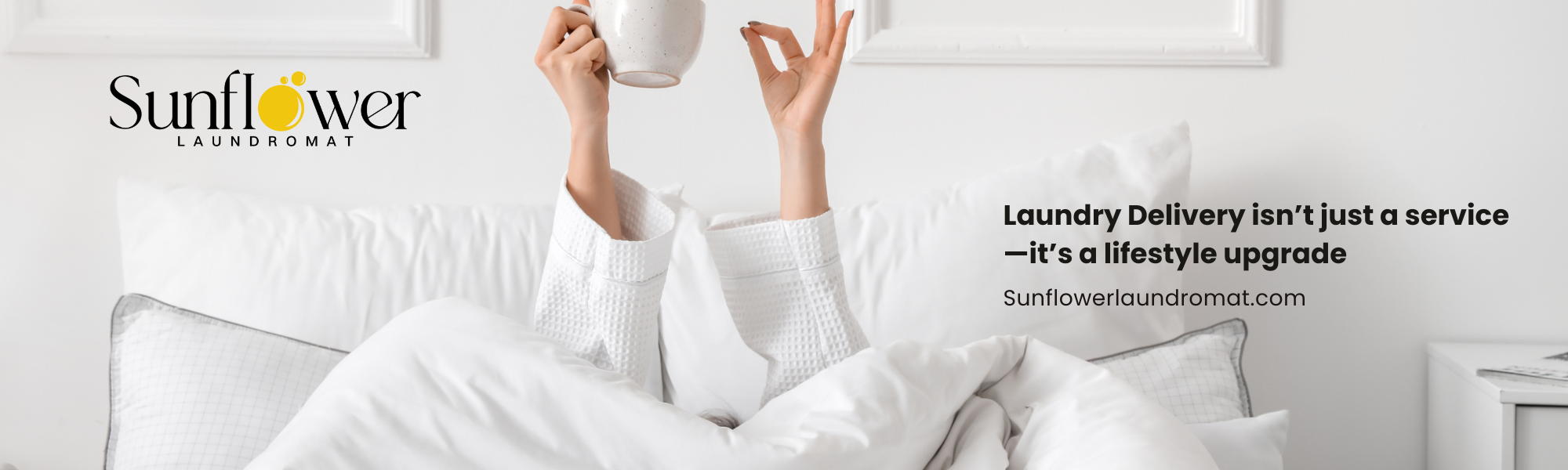 Self-service laundry at Sunflower Laundromat, Brooklyn, NY