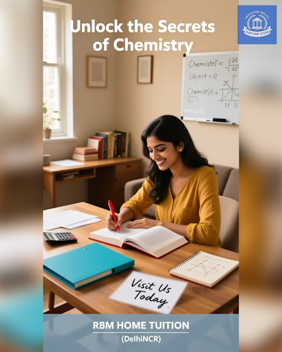Boost your chemistry grades with RBM HOME TUITION's expert tutorials! Our Karol Bagh-based team o…