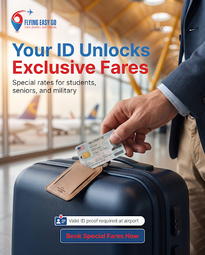 Students, seniors, and military personnel: show your ID at Flying Easy Go for discounts! post image