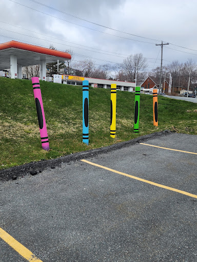 Five crayons - Visual