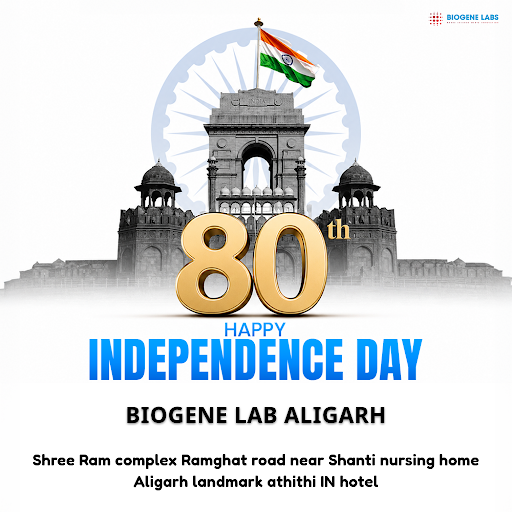 Celebrate independence with health and gratitude. Trust BIOGENE LAB ALIGARH for your preventive h… post image