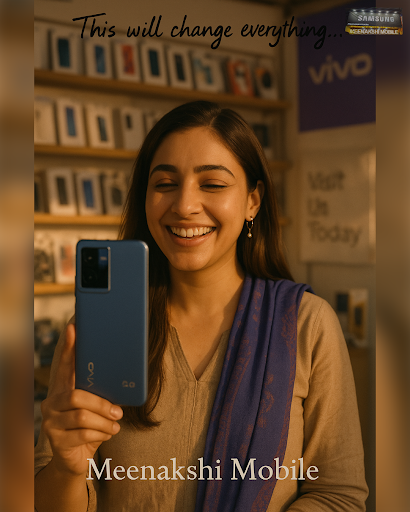 Experience the future of mobile technology with the Vivo 5G mobile phone at Meenakshi Mobile, Jai… post image