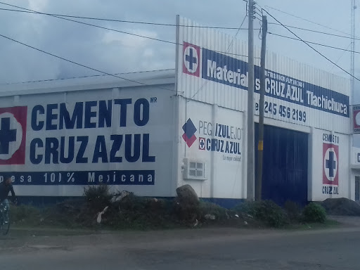 Materiales Cruz Azul Tlachichuca