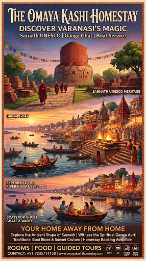 The Omaya Kashi Homestay offers a peaceful and comfortable stay in Varanasi, conveniently located… post image