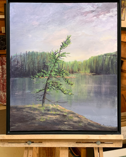 Studio by the Lake- Original Art by Marg Cunningham - Thumbnail