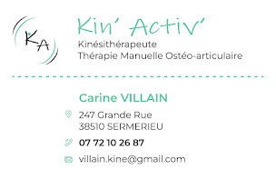 Photo n°4 de Kin'Activ' VILLAIN Carine / secteur Morestel à Sermérieu (Kinésithérapeute)