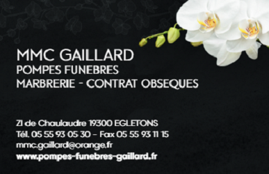 Photo de SAS MMC Gaillard - Pompes funèbres - Permanence téléphonique 24h/24
