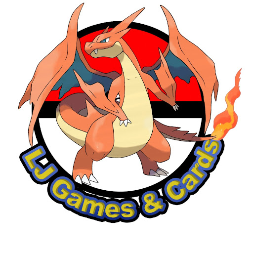 LJ Games & Cards Logo