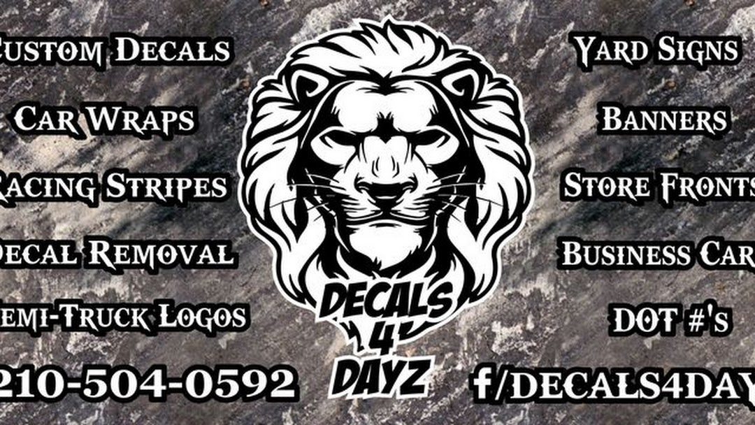 Decals4Dayz Custom Decals San Antonio