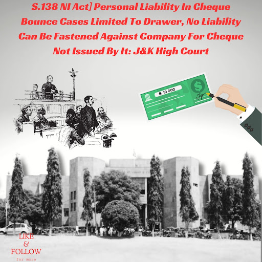 ## Business Owners Rejoice! J&K High Court Limits Liability in Cheque Bounce Cases!  **⚖️**