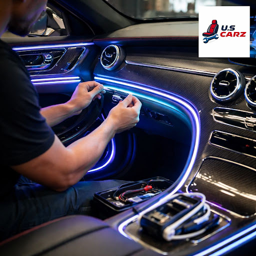 Transform your drive with premium ambient lighting installation from U.S Carz Accessories in Dodd… post image