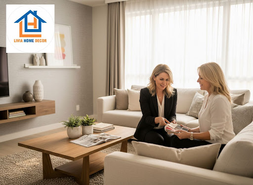 Looking for interior designers near you who balance style, comfort and budget? Livia Home Decor i…
