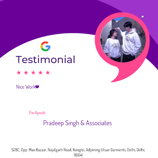 "Fw Ayush's experience with Pradeep Singh & Associates in Delhi was exceptional! Our expert chart…
