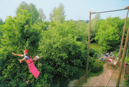 Seilbahnrutsche - Zip wire - Center Parcs Bispinger Heide
