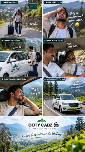 🚕 More Memories, Less Walking in Ooty! 🏔️ post image