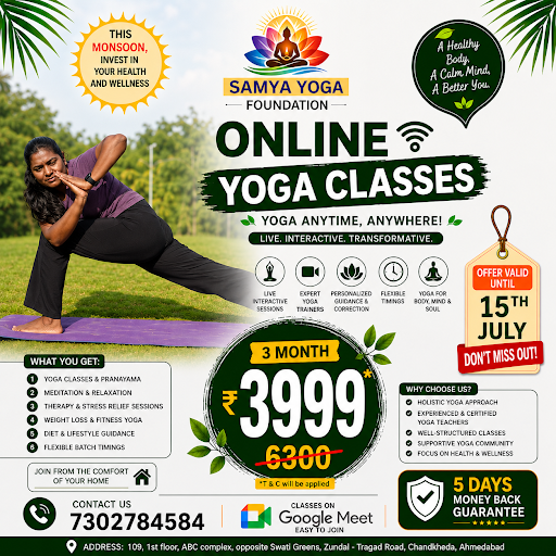 Monsoon Special Offer – Online Yoga Classes | ₹3999 post image
