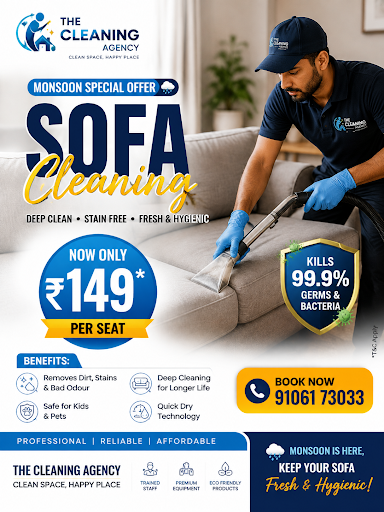 Revitalize your living room with our professional Sofa Deep Cleaning service!