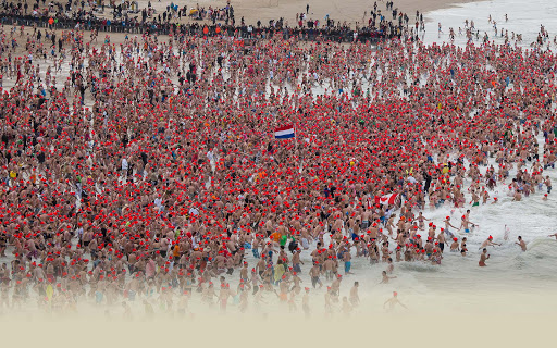 Nieuwjaarsduik Arnhem - Netherlands