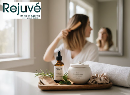Struggling with thinning hair, hairfall, or slow hair growth? At Rejuve Skin and Hair Clinic in C… post image