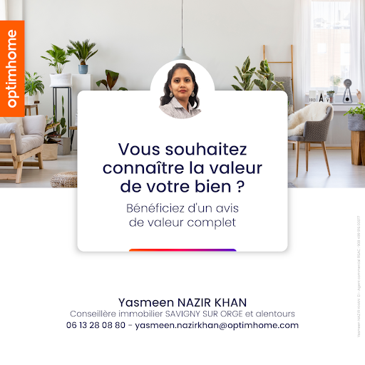 Conseillère en Immobilier Optimhome Yasmeen NAZIR KHAN à Savigny sur Orge - Thumbnail