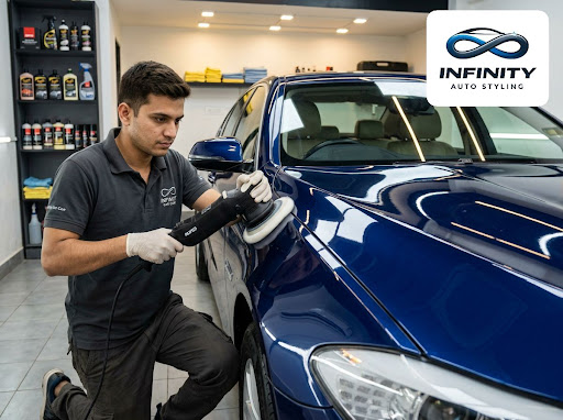 Give your car a showroom finish that actually lasts. At Infinity Car Care in Pune, our expert pol…