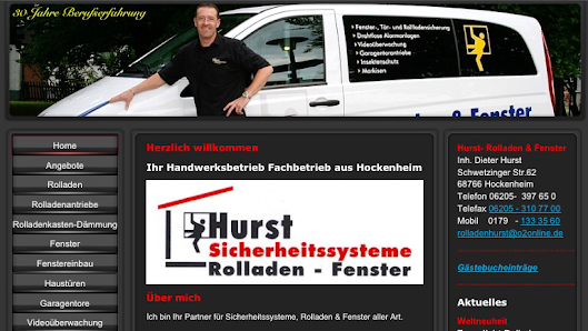 Hurst-Sicherheitssysteme & Rolladen Waldstraße 27, 68809 Neulußheim