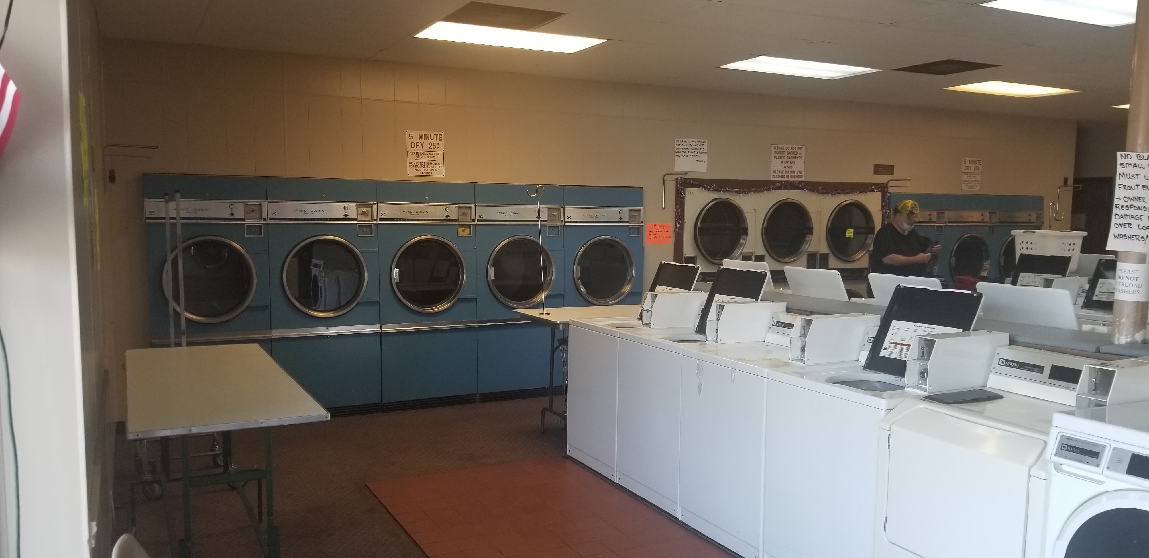 Clean laundry equipment at LTH Laundry Services LLC in Altoona, PA
