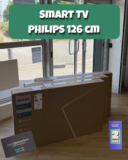 📺✨ Nouvel arrivage en magasin ✨📺

Découvrez la Smart TV Philips Série 7000 en 126 cm (50 pouces) !

Profitez d’une image immersive, d’une qualité exceptionnelle et de toutes vos applications préférées directement sur votre téléviseur. Idéale pour vos soirées cinéma, vos séries, vos événements sportifs et pour vivre pleinement l’ambiance de la Coupe du Monde depuis votre salon ! ⚽🏆

📍 Disponible dès maintenant en boutique.
⚡ Quantités limitées.

#PhilipsTV #SmartTV #CoupeDuMonde #NouvelArrivage #50Pouces #HighTech