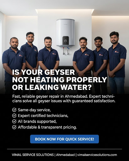 Searching for the best geyser repair in Satellite, Ahmedabad? Look no further! Vimal Service Solu… post image