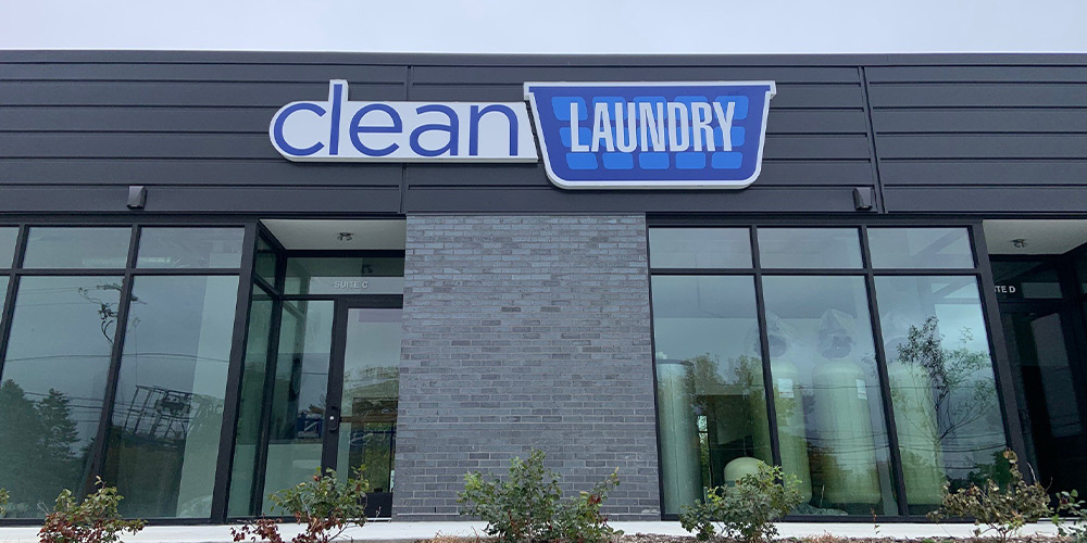 Self-service laundry at Clean Laundry, Des Moines, IA