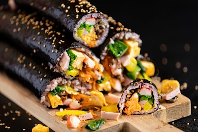 十穀米キンパと韓国チキンCHICKENPA