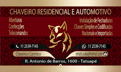 SUKA CHAVEIRO E CARIMBOS