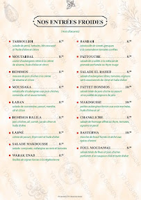 Menu Le Beyrouth Page 2