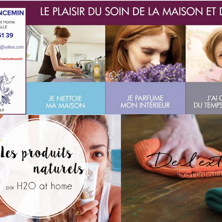 Conseillère H2o at home LAMBALLE et COTES D'ARMOR - Fournisseur de Produits  de Nettoyage et de Produits de Beauté bio sur LAMBALLE est ses alentours