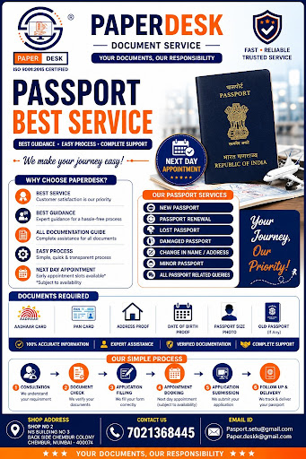 Passport Services in Mumbai 🇮🇳 post image