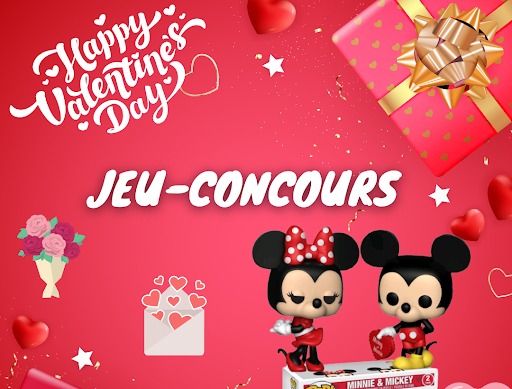 JEU CONCOURS SPÉCIAL SAINT VALENTIN ❤

Tentez de gagner Mickey et Minnie en pop (pack Saint Valentin) 😍

Le concours se déroule sur notre page Facebook : Cash Converters Nice Lepante

Pour cela il vous suffit de :
-Liker ce post 
-Partager ce post
-Être abonné à la page

Le concours se finira le 14 Février 🗓
Bonne chance à tous 🍀😁