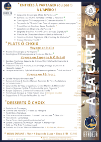 Menu LA BANDEJA-PERIGUEUX -Restaurant - Padel - Boutique-Institut de Beauté-Chiens acceptés-Salle de Séminaire-Borne recharge Page 2